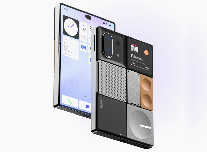 Konsep lfd pasangan smartphone AI modular