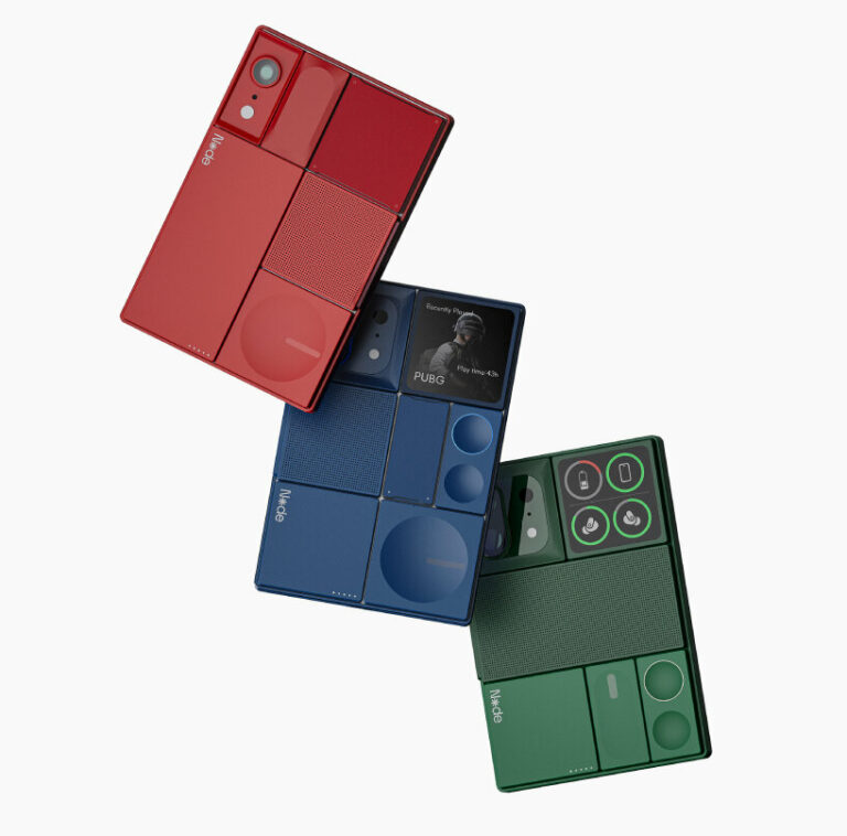 modular AI smartphone has swappable nodes on the back, from speakers to ...