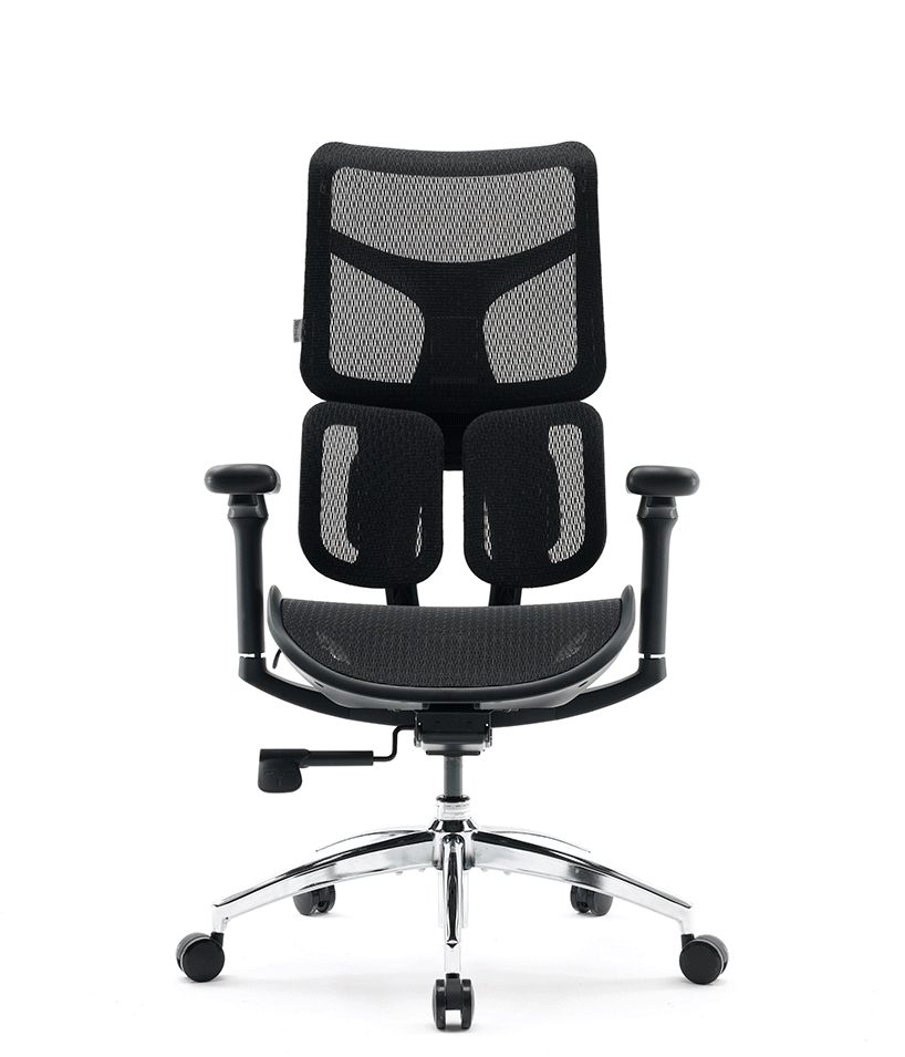 SIHOO doro S100 ergonomic office chair doubles comfort with dual lumbar support