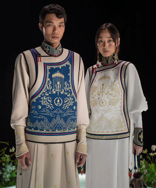 team mongolia’s uniforms for paris 2024 olympics parade draw from traditional clothing, deel