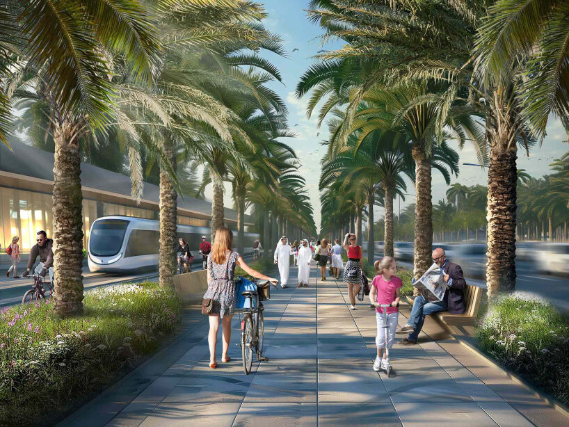 URB world’s greenest highway dubai green spine