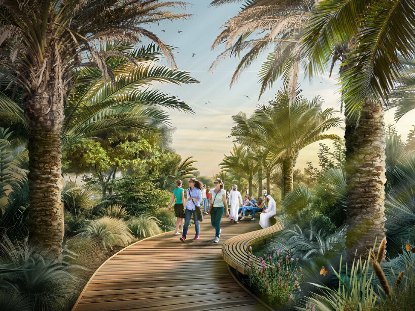 URB world’s greenest highway dubai green spine