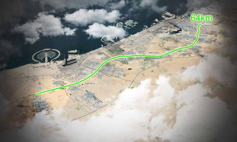 URB world’s greenest highway dubai green spine