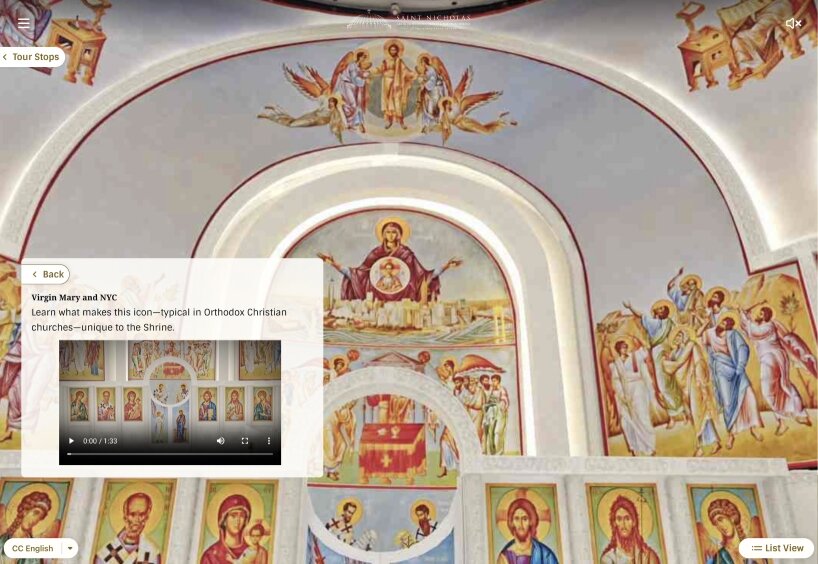 G&A's web app enables an immersive virtual tour of Santiago Calatrava's New York church