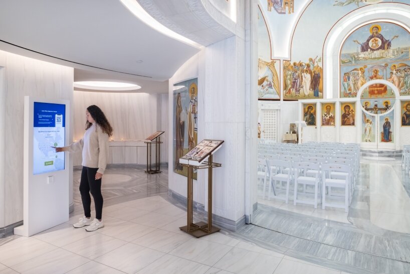 G&A's web app enables an immersive virtual tour of Santiago Calatrava's New York church