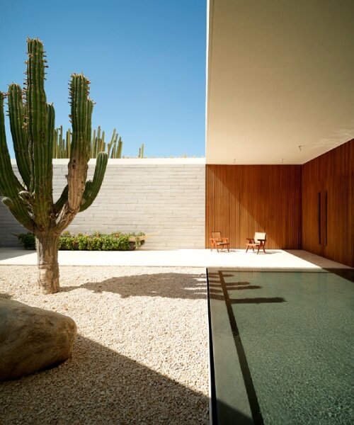 patios and terraces unfold around core courtyard at ezequiel farca studio's house in mexico