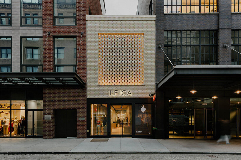 Brick facade highlights Leica store and gallery in revitalized 1950s New York meat market