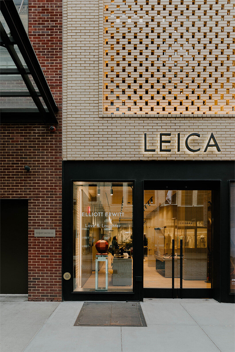 Brick facade highlights Leica store and gallery in revitalized 1950s New York meat market