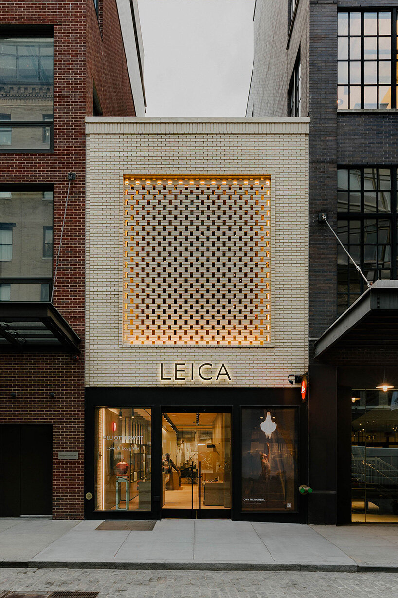 Brick facade highlights Leica store and gallery in revitalized 1950s New York meat market