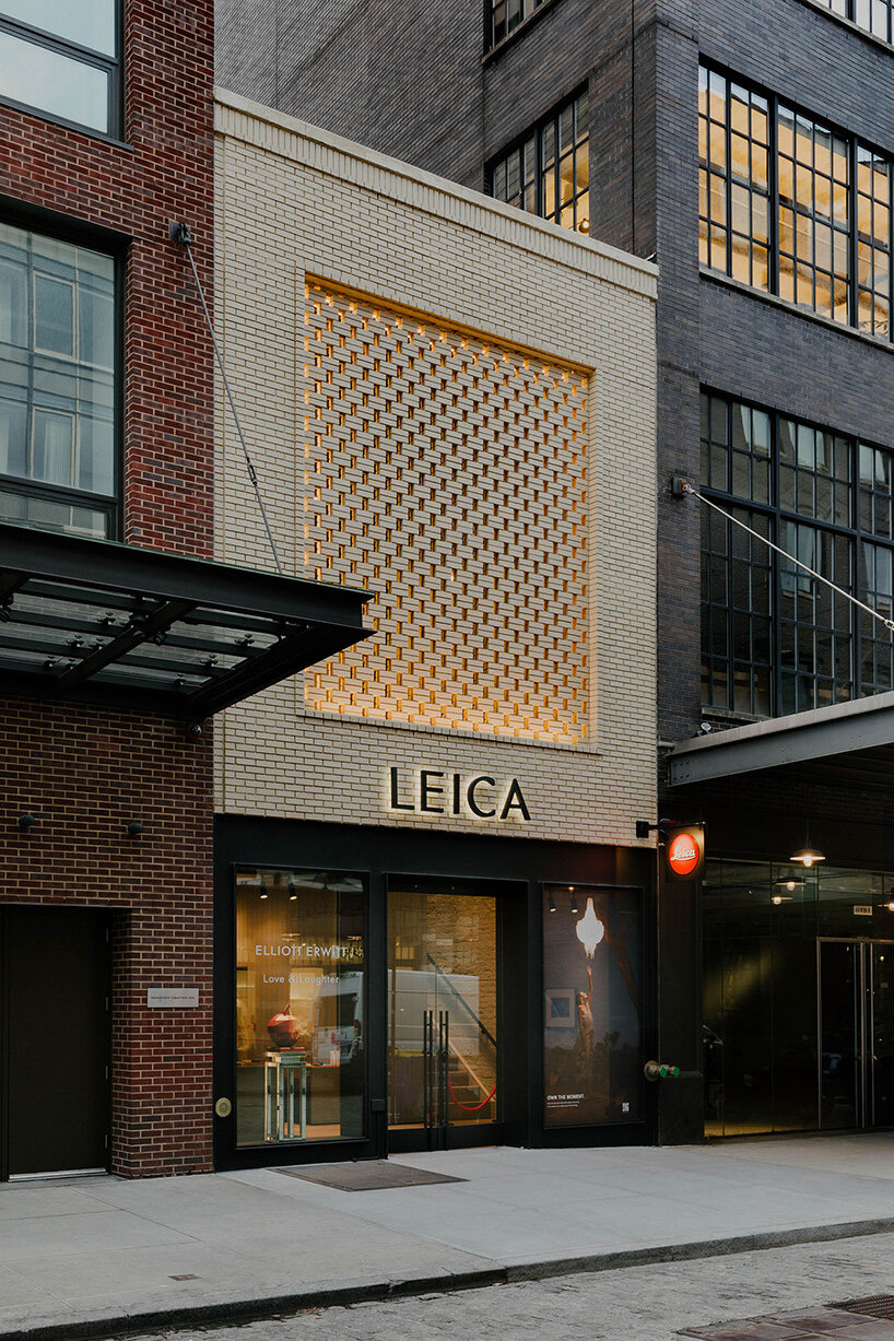 Brick facade highlights Leica store and gallery in revitalized 1950s New York meat market