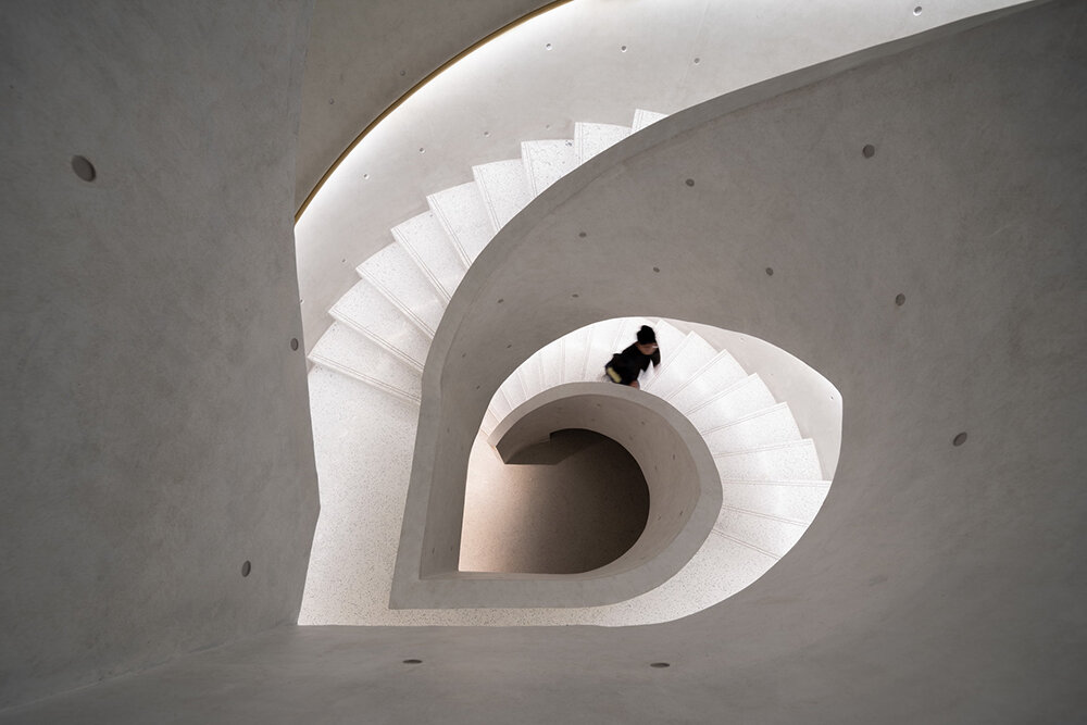 multi-level paths invite scenic climb of URBANUS' china merchants group history museum