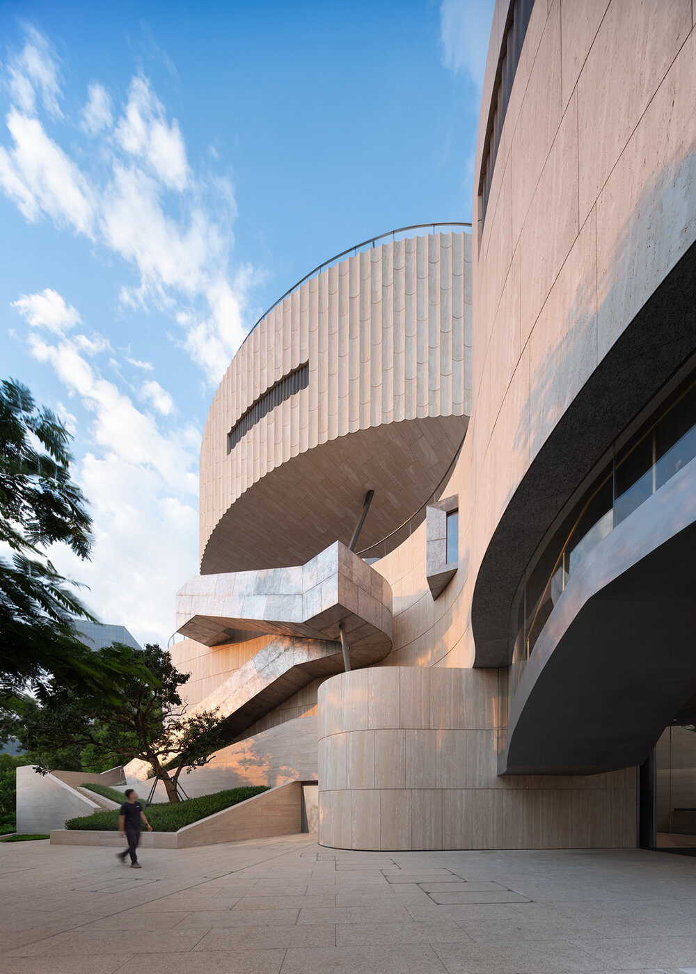 multi-level paths invite scenic climb of URBANUS' china merchants group history museum