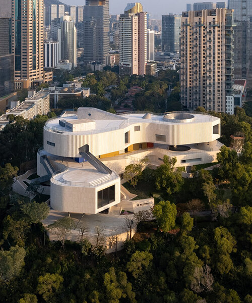 multi-level paths invite scenic climb of URBANUS' china merchants group history museum