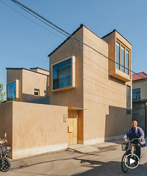 CPLUS reimagines courtyard living with earth-toned mother's house in rural beijing