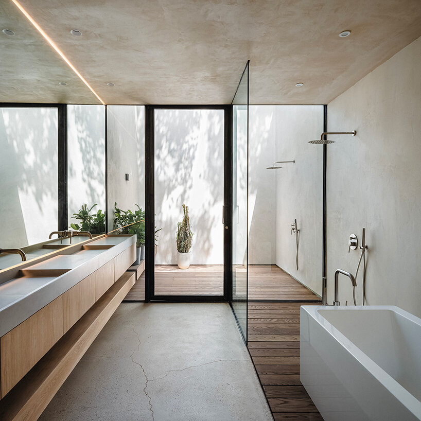 austin studio black rabbit completes 'friar tuck residence' to promote healthy living