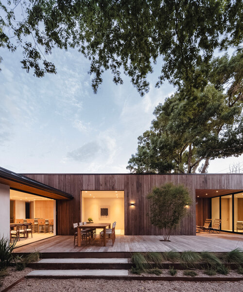 austin studio black rabbit completes 'friar tuck residence' to promote healthy living