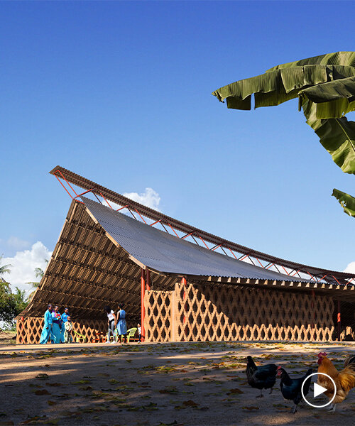 HASSELL reveals 3D earth printed building design in tanzania's hope village