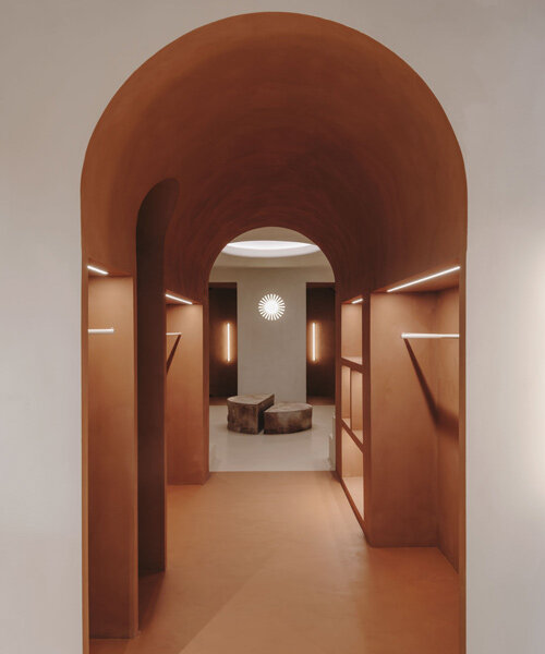 inside thinking mu rosello: a terracotta oasis for barcelona by designer isern serra