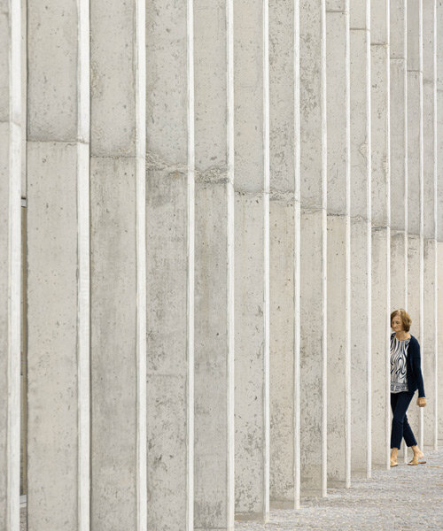 ivo tavares photographs austere concrete market building in caminha, portugal