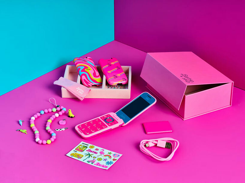 the official barbie flip phone is here: hmd and mattel launch retro power pink device