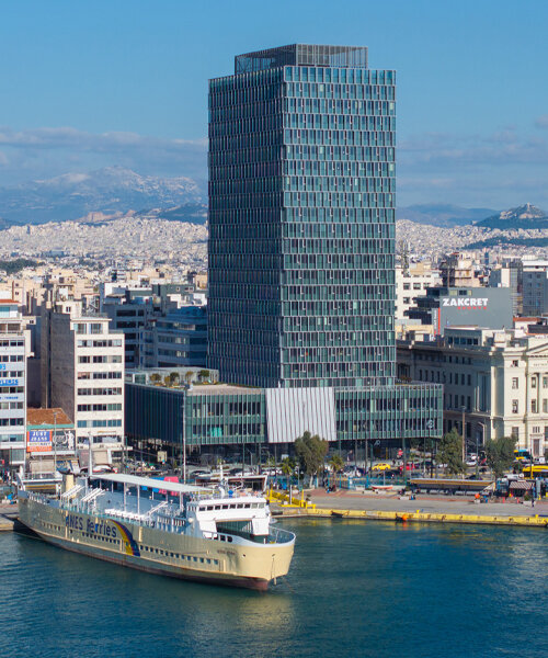 with a complete retrofit, athens' piraeus tower becomes the first green highrise in greece