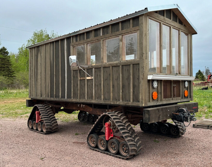 View of the Rubishack before the finishing touches