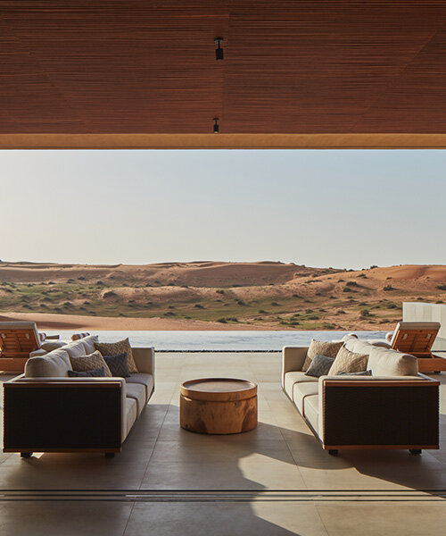 signature villas by H+A bring desert house tradition to the sand dunes of ras al khaimah