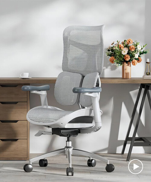 SIHOO’s ergonomic doro series improves sitting comfort with lumbar, neck & arm support