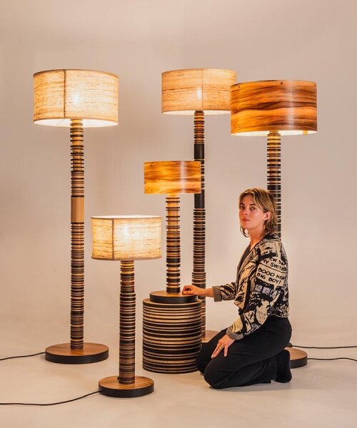 marlo lyda transforms invasive weeds and stones into lamps, tables, and candle holders