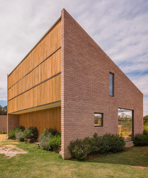 estudio atemporal crafts tiny geometric brick home in mexico's rural landscape