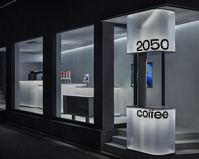 fluid, modular spaces shape kyoto café by TEKI design for a sustainable coffee future
