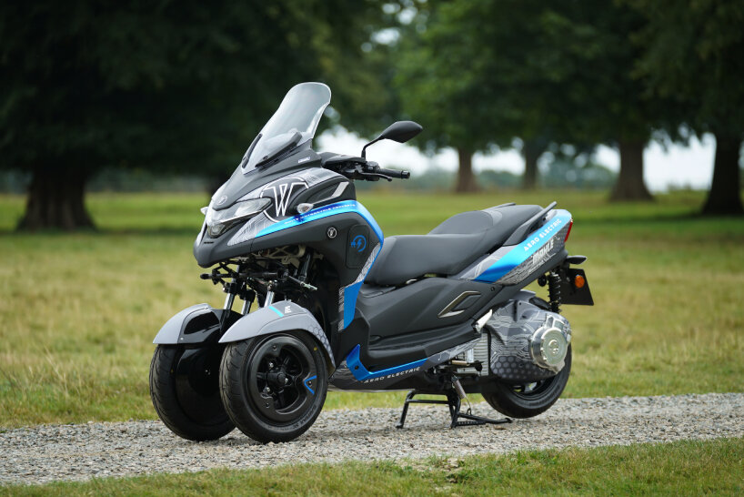 aero electric motorcycle for paramedics and first responders can be recharged in 15 minutes