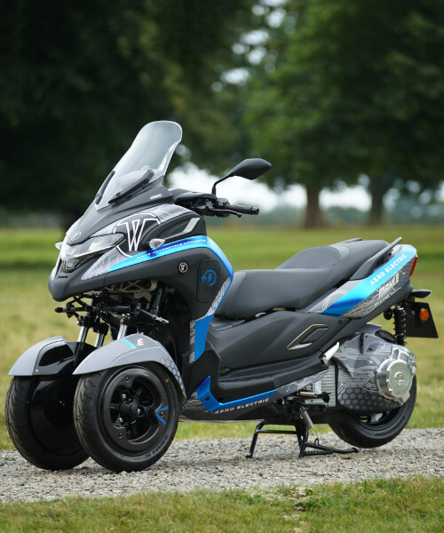 aero-electric motorcycle for paramedics and first responders can be recharged in 15 minutes