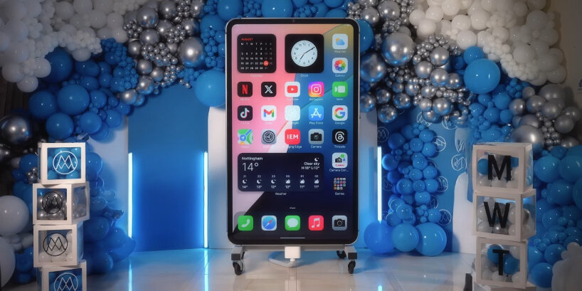 biggest iPhone 15 pro max in the world has 88-inch OLED screen, and it ...