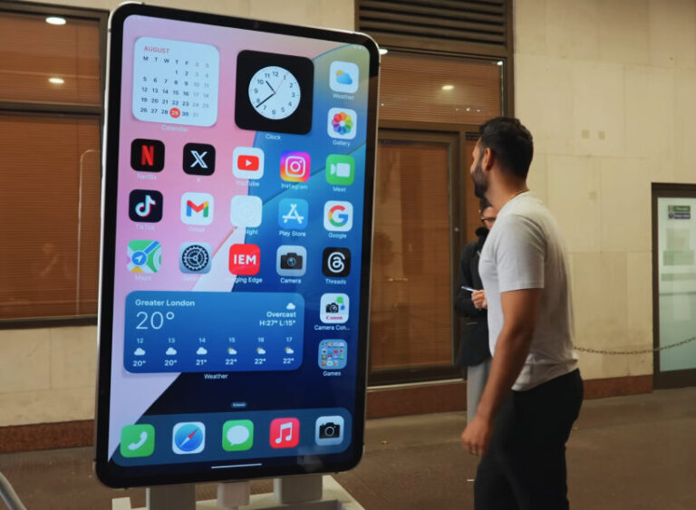 biggest iPhone 15 pro max in the world has 88-inch OLED screen, and it