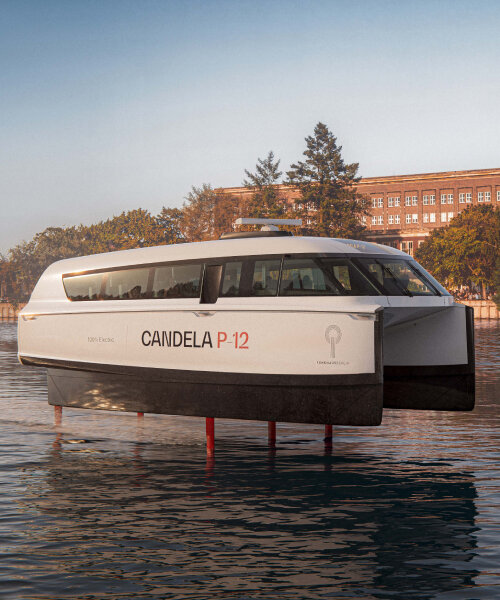 candela's ‘flying’ electric hydrofoil ferry arrives in berlin, cutting city commute to 10 minutes