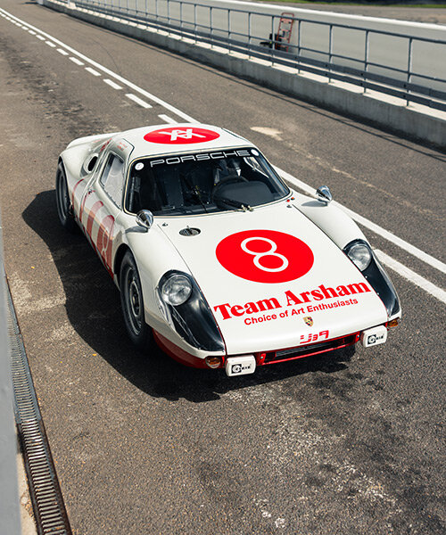 porsche art car by daniel arsham and team ikuzawa unveiled ahead of weekend race