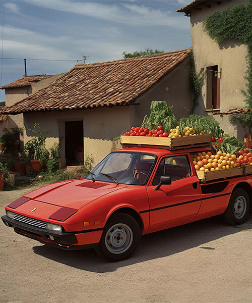 ferrari camper vans and other imaginary secret cars jump out of mr. françois' AI photo book