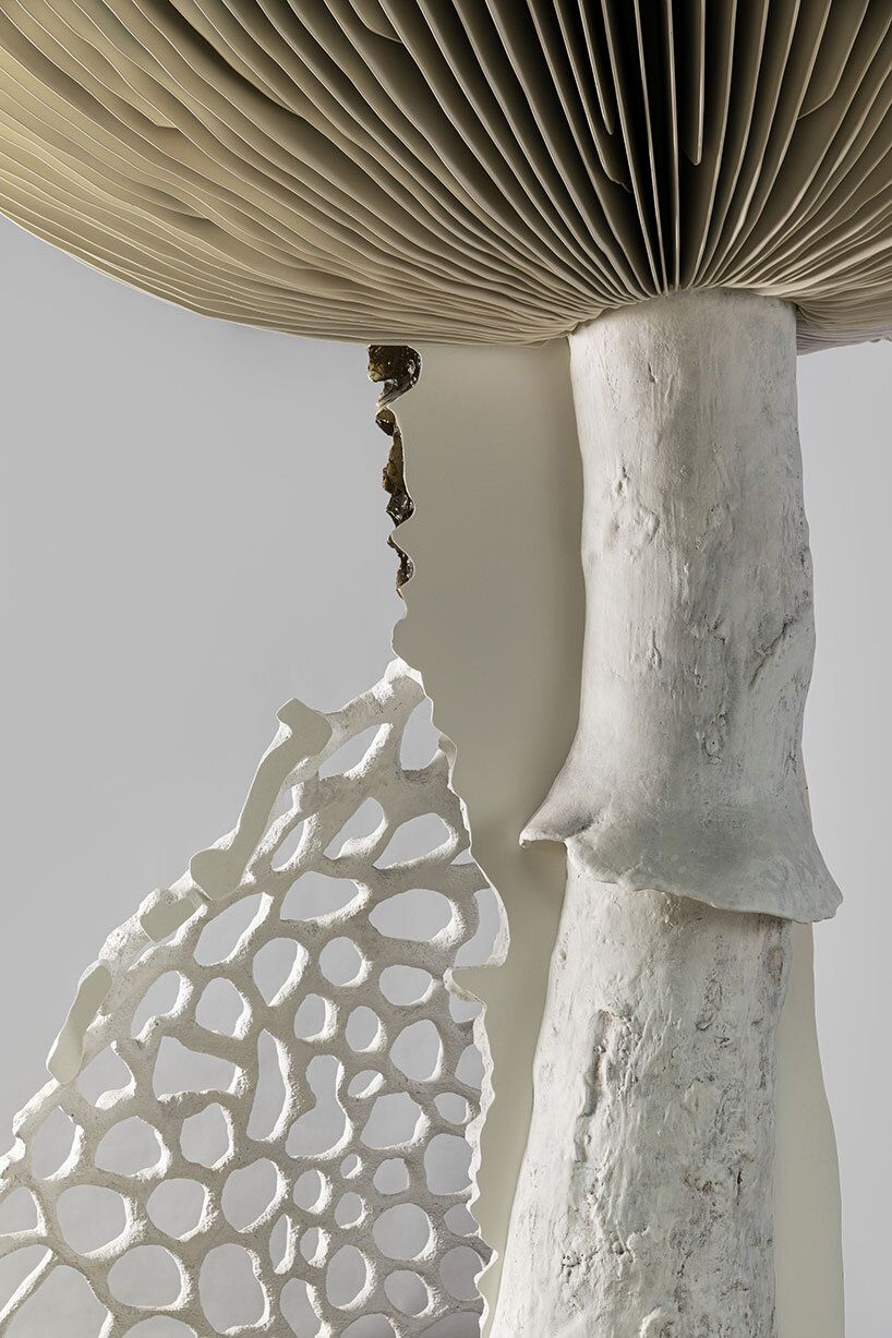 a giant triple mushroom by carsten höller sprouts in paris' place vendôme