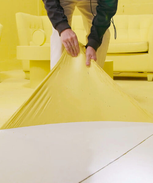 glasst’s removable paint peels off so users can change colors of their furniture and surfaces