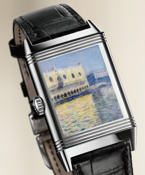 jaeger-lecoultre recreates monet’s venice paintings on reversible timepieces at homo faber