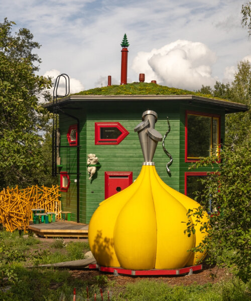 a garlic-shaped sauna and life on a leaf: inside jan-erik andersson's liveable artworks in turku