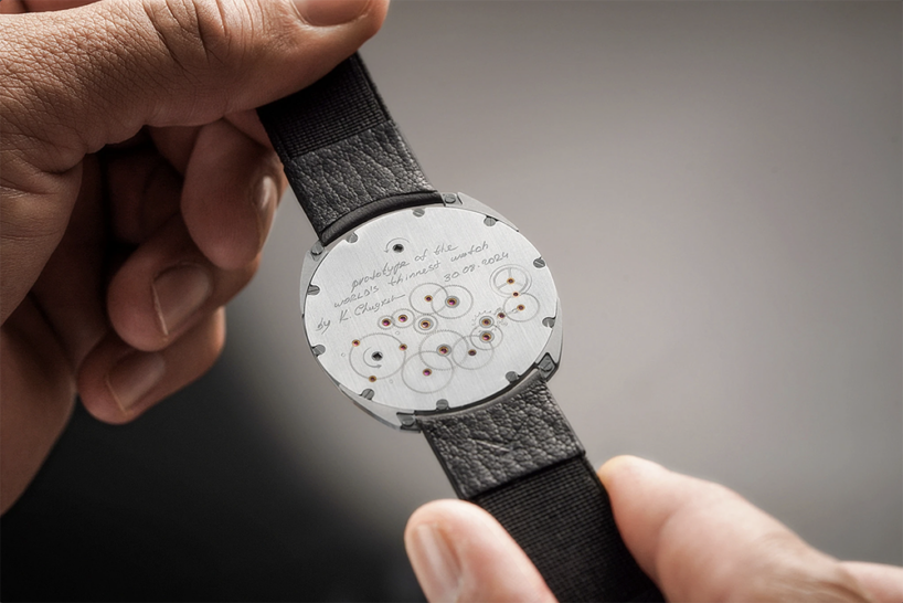 konstantin chaykin's ultra-thin mechanical wristwatch is only 1.65 mm thick