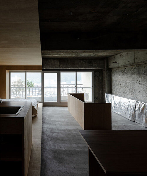 play of light and shadow floods japanese apartment by masato takahashi architects