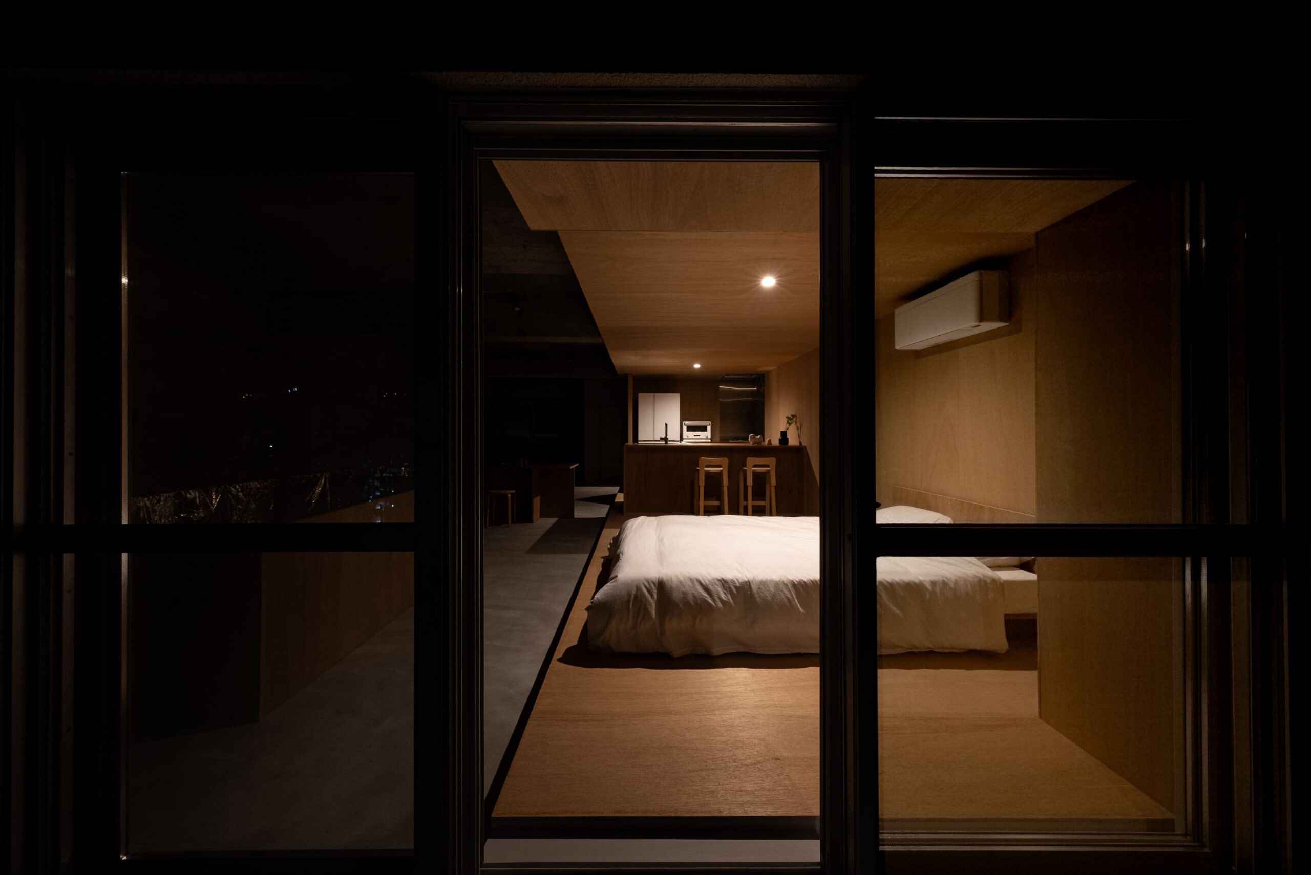 play of light and shadow floods japanese apartment by masato takahashi architects