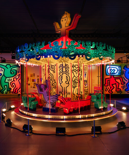 luna luna opens in new york at the shed with art carnival attractions by basquiat and haring