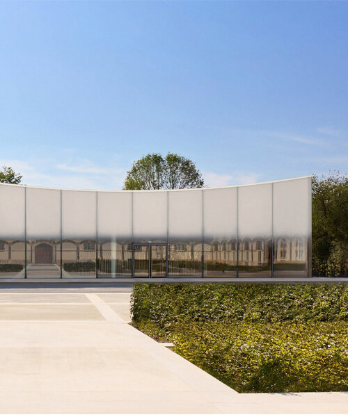 maison ruinart's historic address welcomes eco-pavilion by sou fujimoto in reims, france