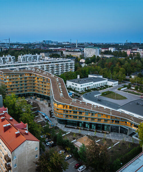 glass-wrapped meander house by steven holl marks grand opening at helsinki design week