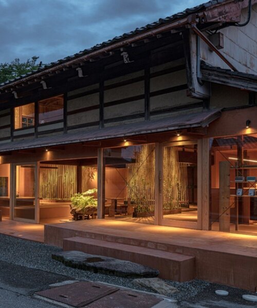 MUKU design studio transforms 100-year-old house into herbalism cafe in japan