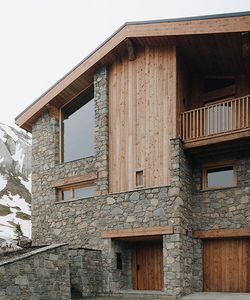 mountain house IV: studio razavi renovates alpine chalet through modern lens